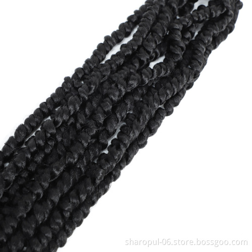 Passion Twist Crochet Hair for Women 18" 20strands Crochet Braids Synthetic Braiding Hair Bomb Nubian Bounce Twist